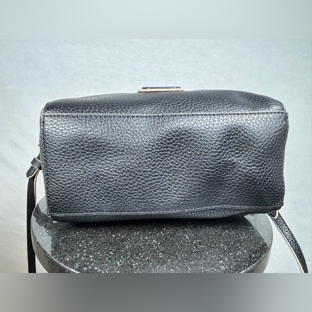 Lauren Ralph Lauren Black Mini Satchel - Rare Sample Development Piece - Picture 7 of 10